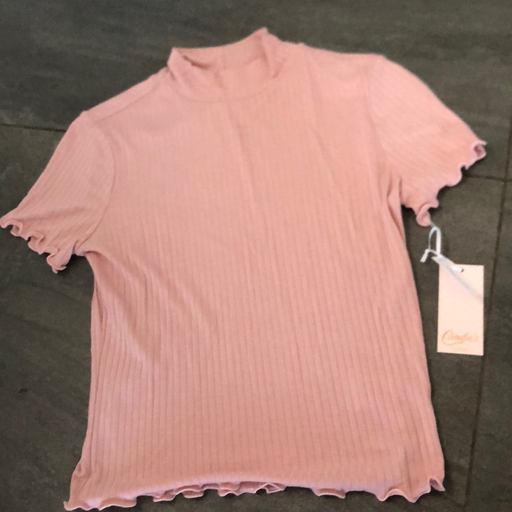 Pink crop top